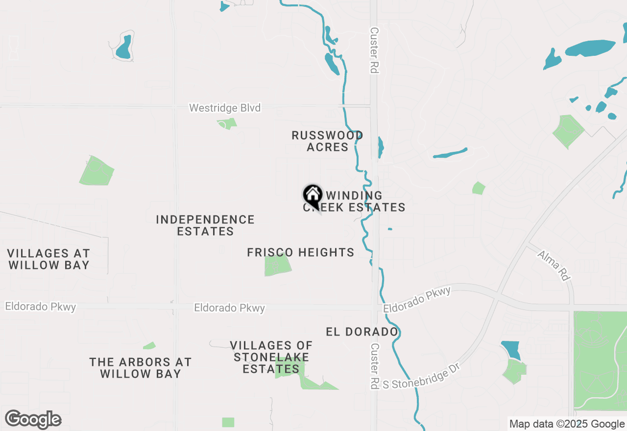 Map of 15703 Western Trail, Frisco, TX 75035