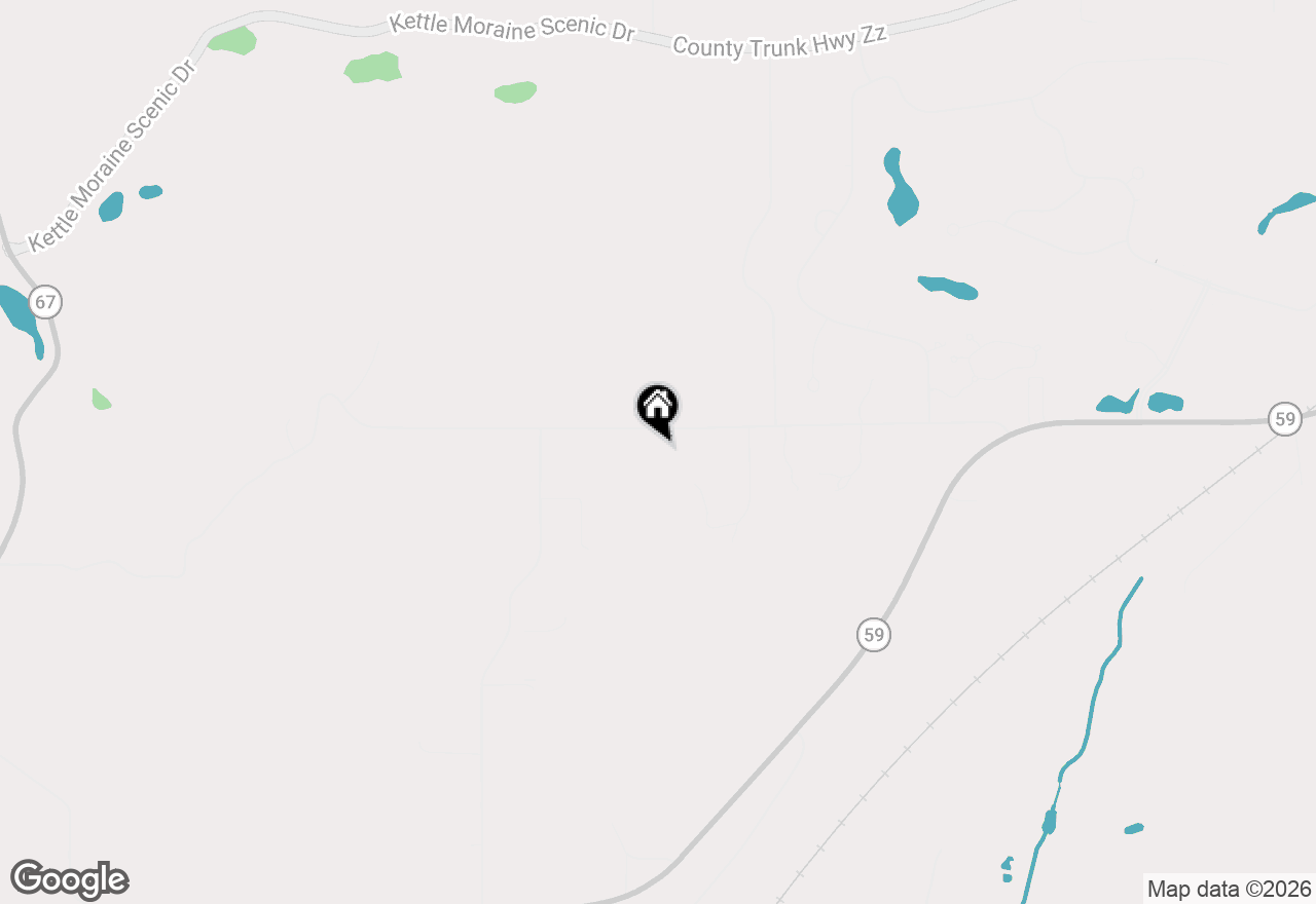 Map of S63W34771 Piper Rd, Eagle, WI 53119