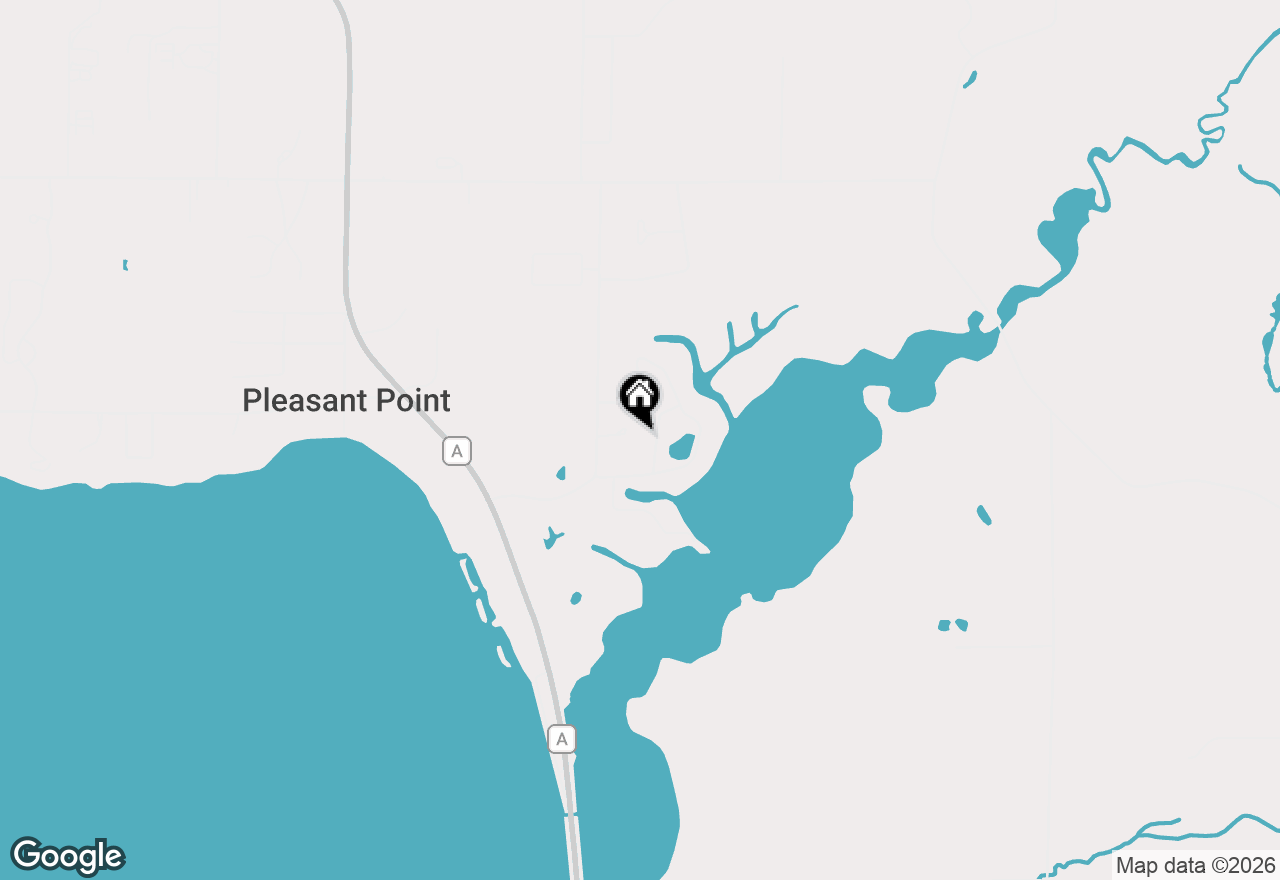 Map of W857 Summit Court, Green Lake, WI 54941