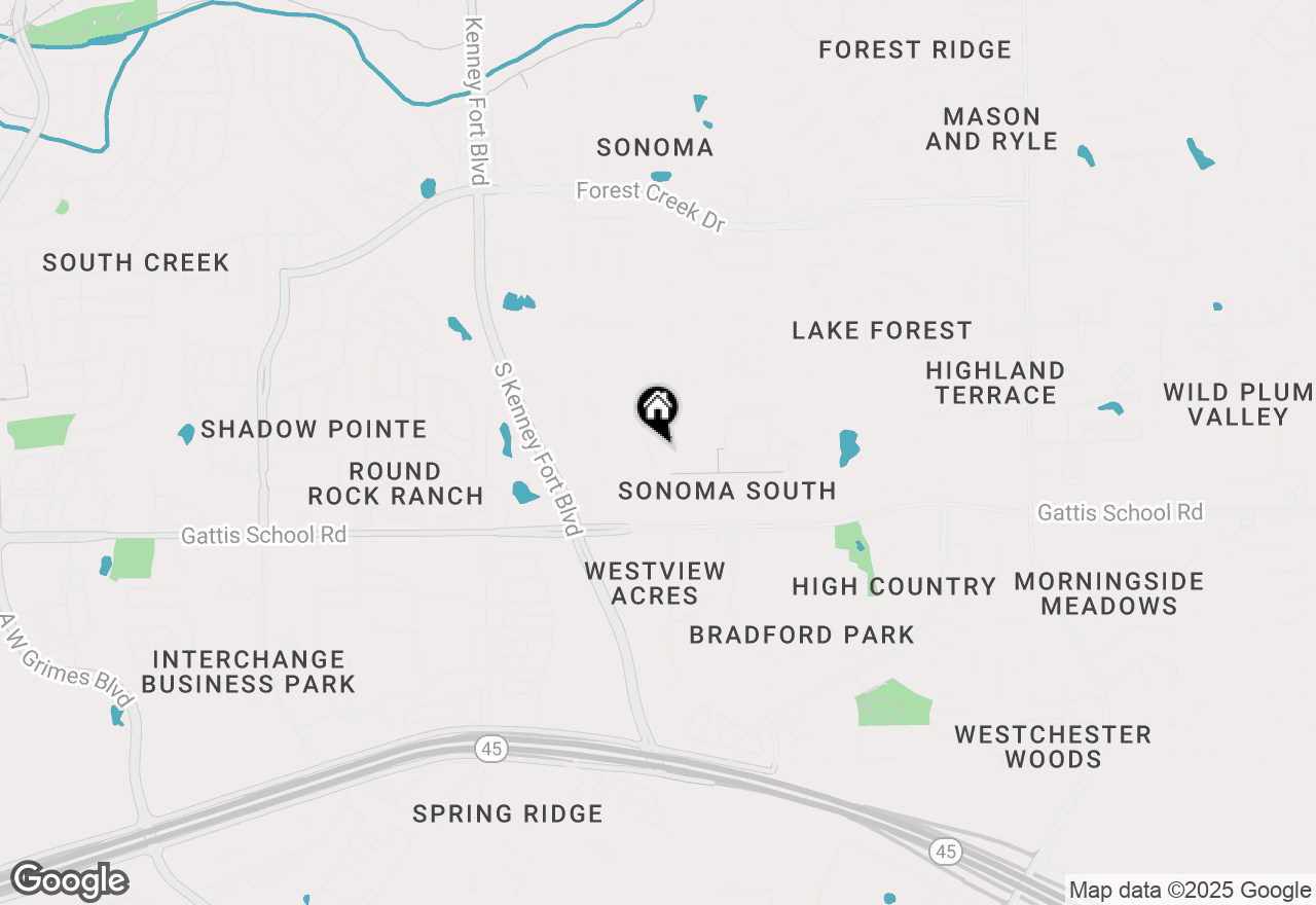 Map of 3323 Alexander Valley Cv, Round Rock, TX 78665