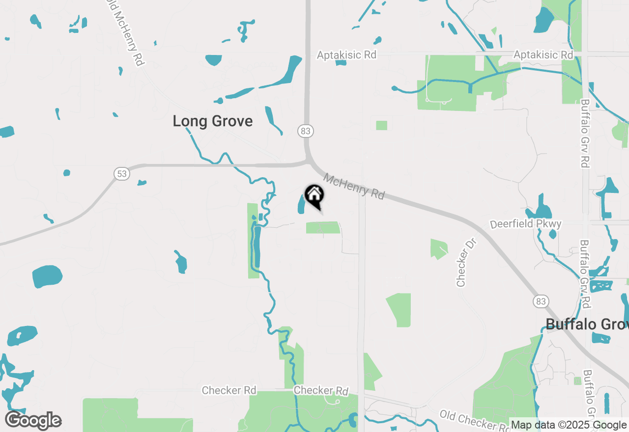 Map of 1117 Franklin Lane, Buffalo Grove, IL 60089