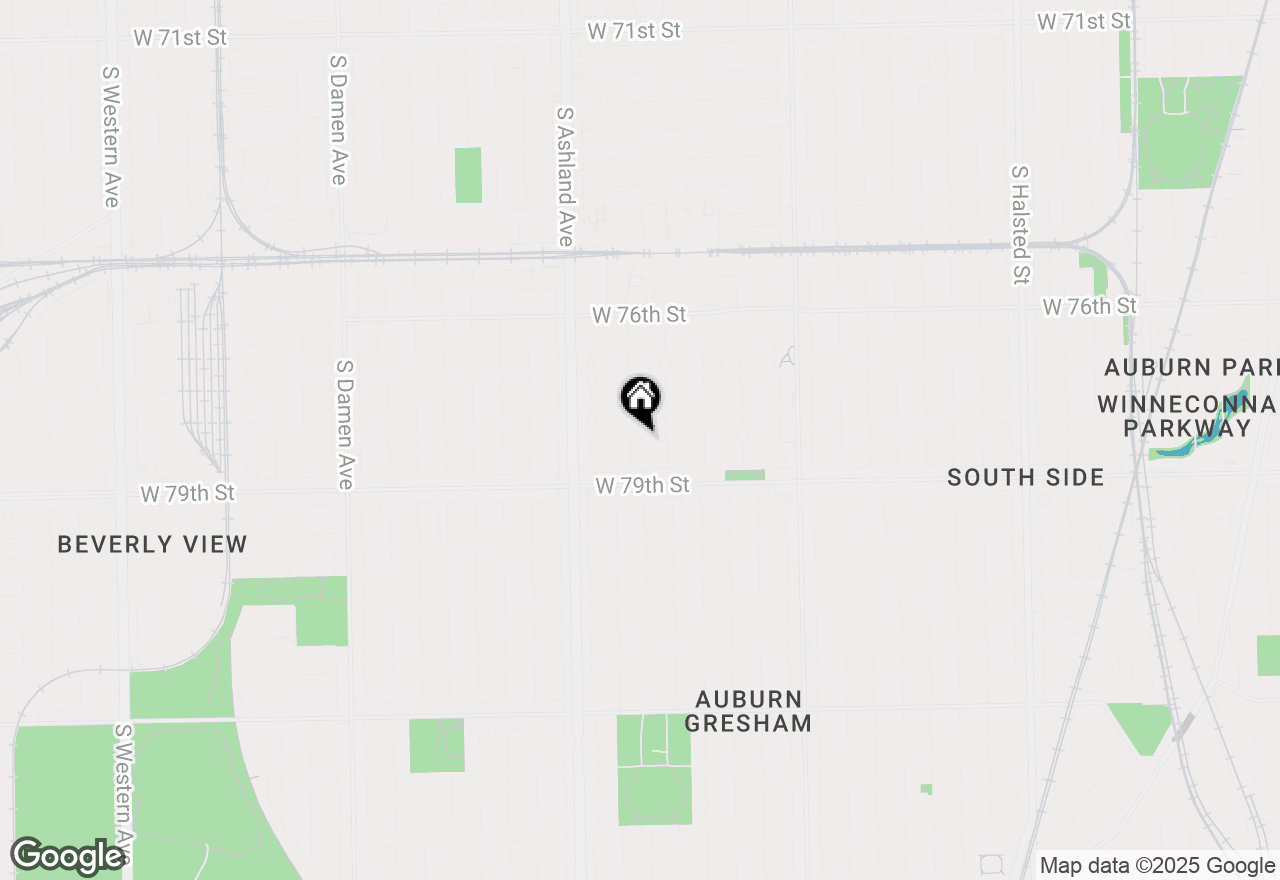 Map of 7810 S Bishop Street, Chicago, IL 60620