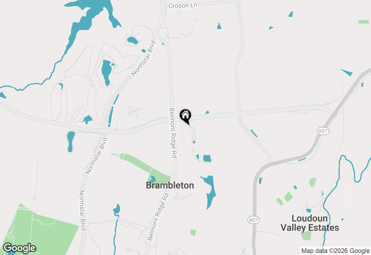 Map of 22773 Highcrest Circle, Brambleton, VA 20148