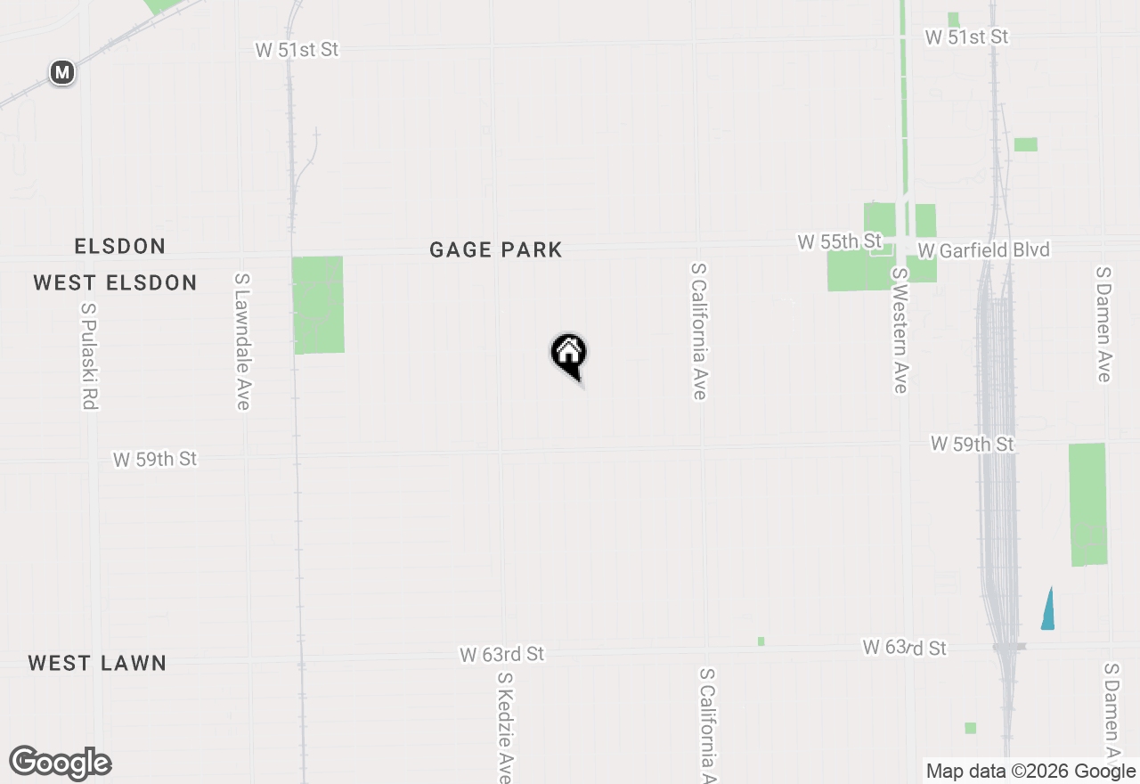Map of 5752 S Whipple Street, Chicago, IL 60629