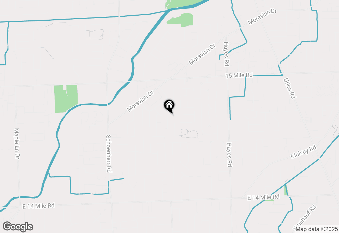 Map of 34308 Greentrees Road, Sterling Heights, MI 48312