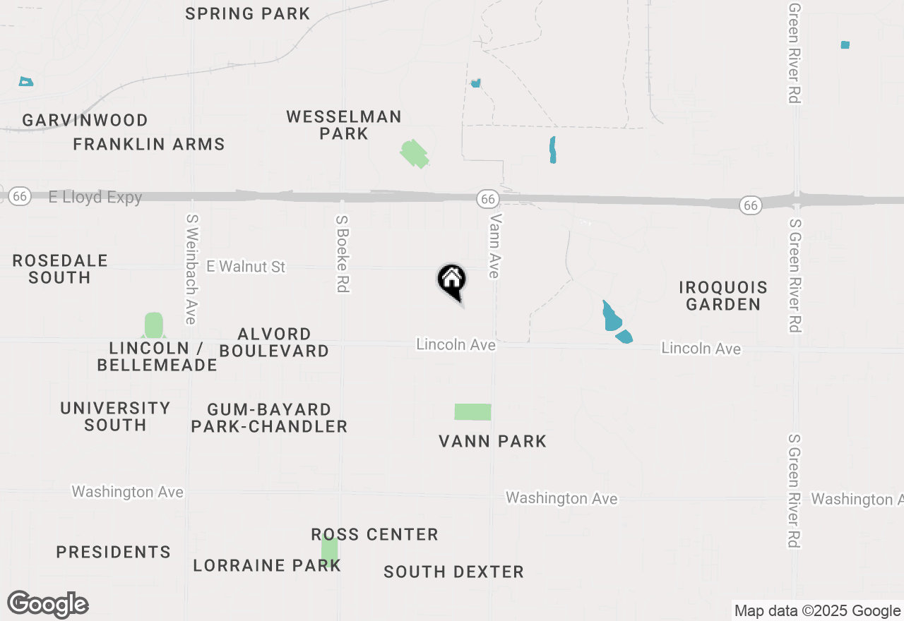 Map of 2915 E Cherry Street, Evansville, IN 47714