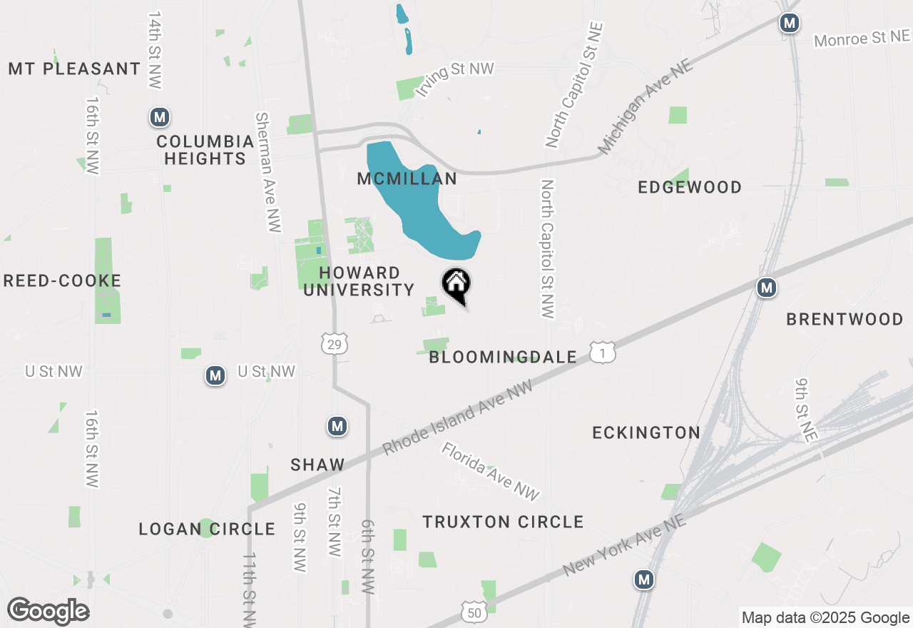 Map of 2215 2nd Street Nw, Washington, DC 20001