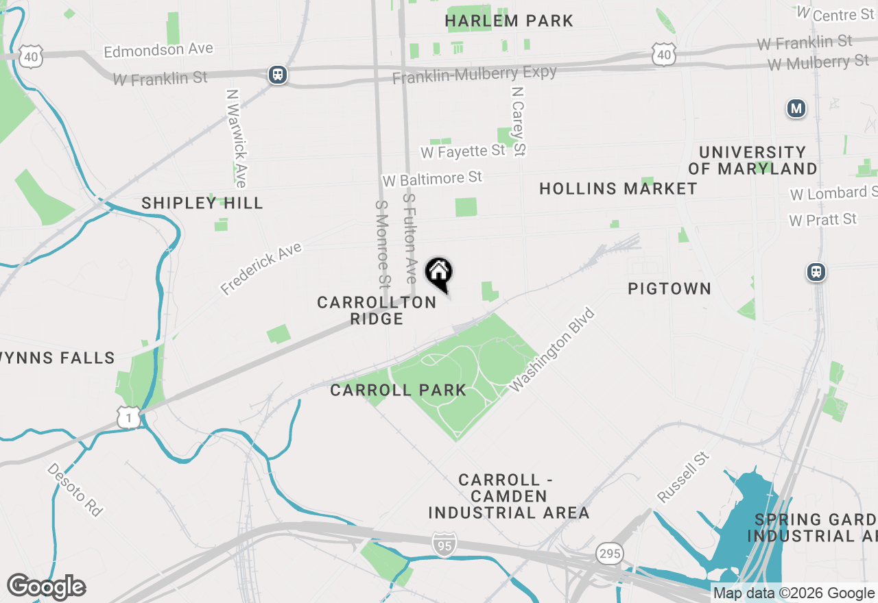 Map of 1638 Cole Street, Baltimore, MD 21223