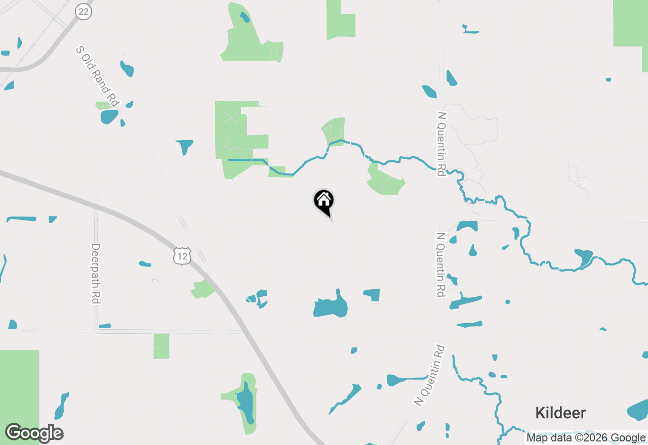 Map of 22256 Cambridge Drive, Kildeer, IL 60047