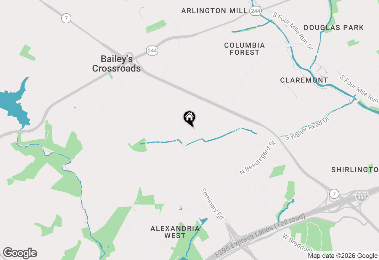 Map of 5505 Seminary Road #2609N, Falls Church, VA 22041