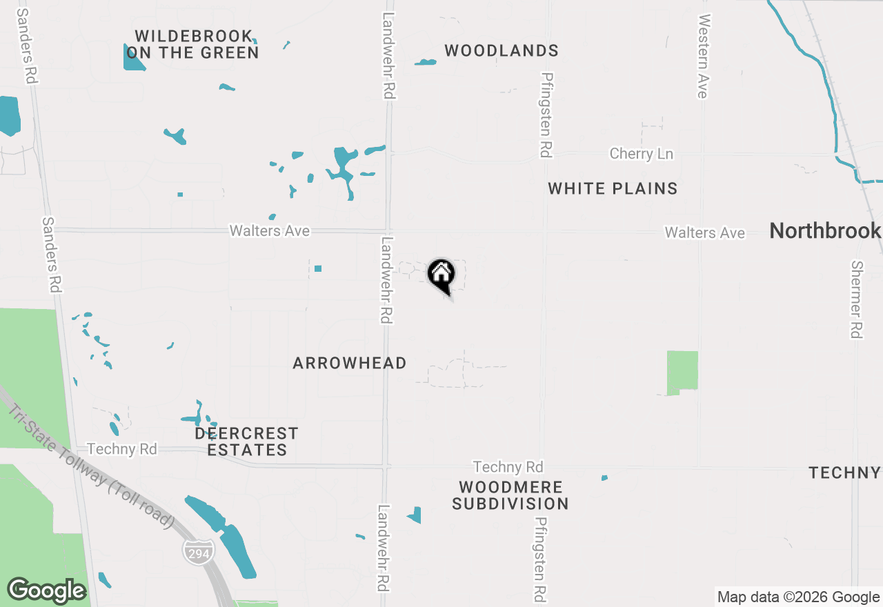 Map of 3035 Rennes Court, Northbrook, IL 60062