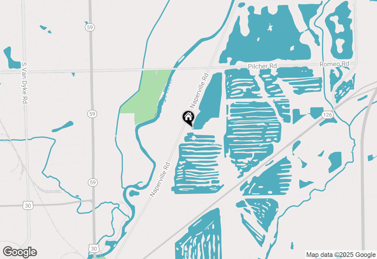 Map of 23420 W Lake Place, Plainfield, IL 60544