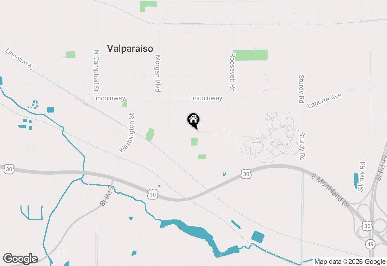 Map of 357 S Greenwich Street #6, Valparaiso, IN 46383