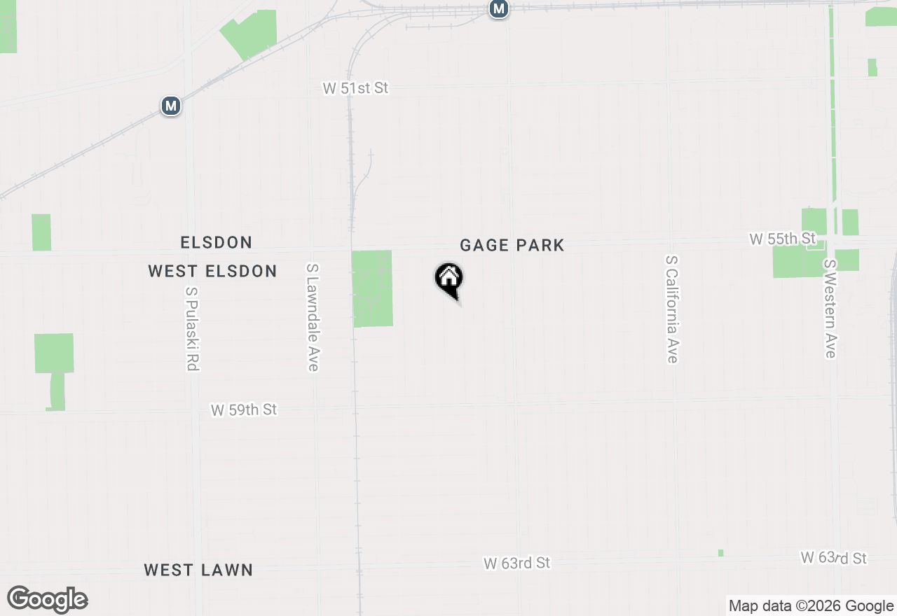 Map of 5632 S Christiana Avenue, Chicago, IL 60629