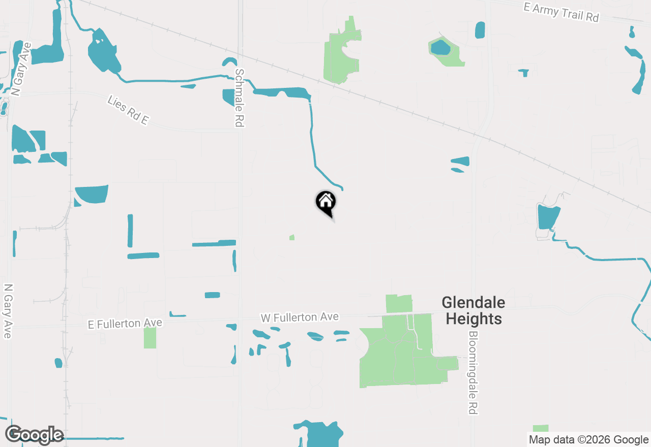 Map of 1754 Hemlock Drive, Glendale Heights, IL 60139