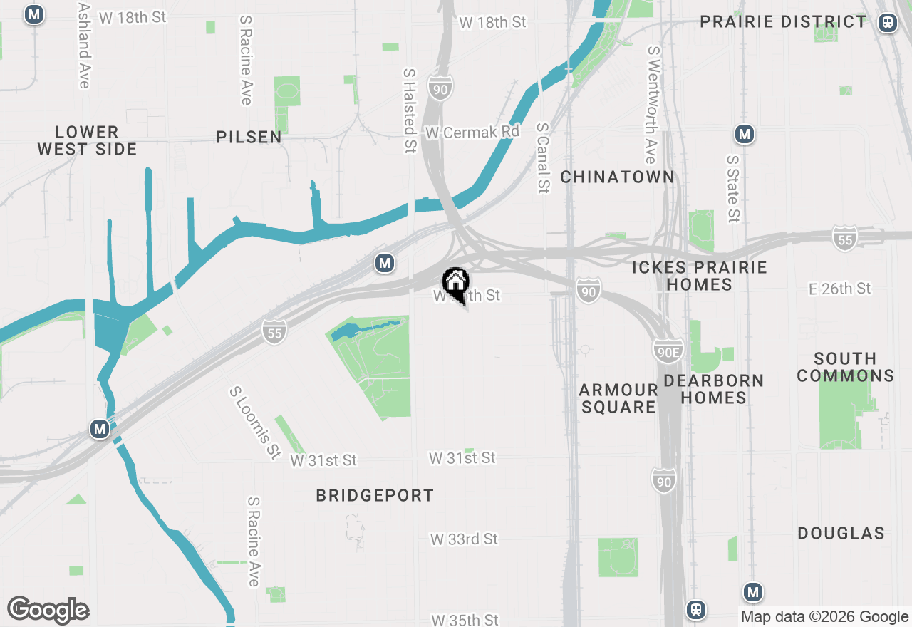 Map of 2625 S Union Avenue #2F, Chicago, IL 60616
