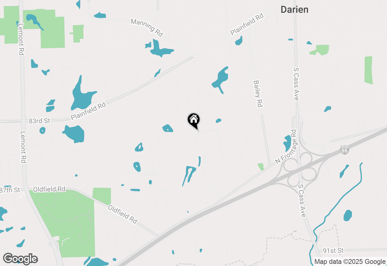 Map of 8402 Carriage Green Drive, Darien, IL 60561