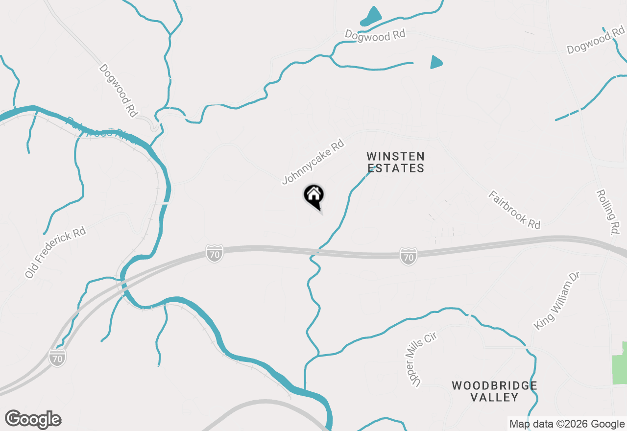 Map of 2013 Cedar Barn Way, Windsor Mill, MD 21244