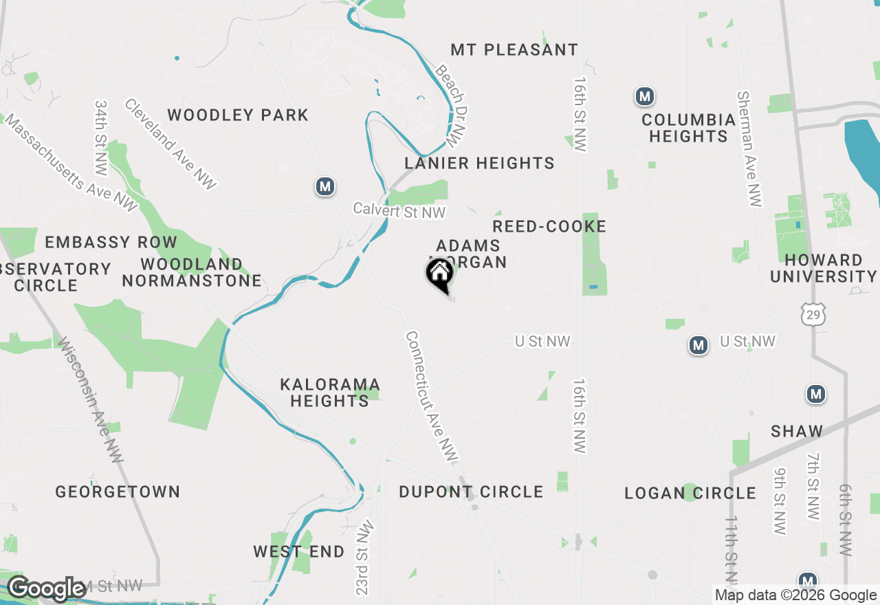 Map of 1901 Columbia Road Nw #601, Washington, DC 20009