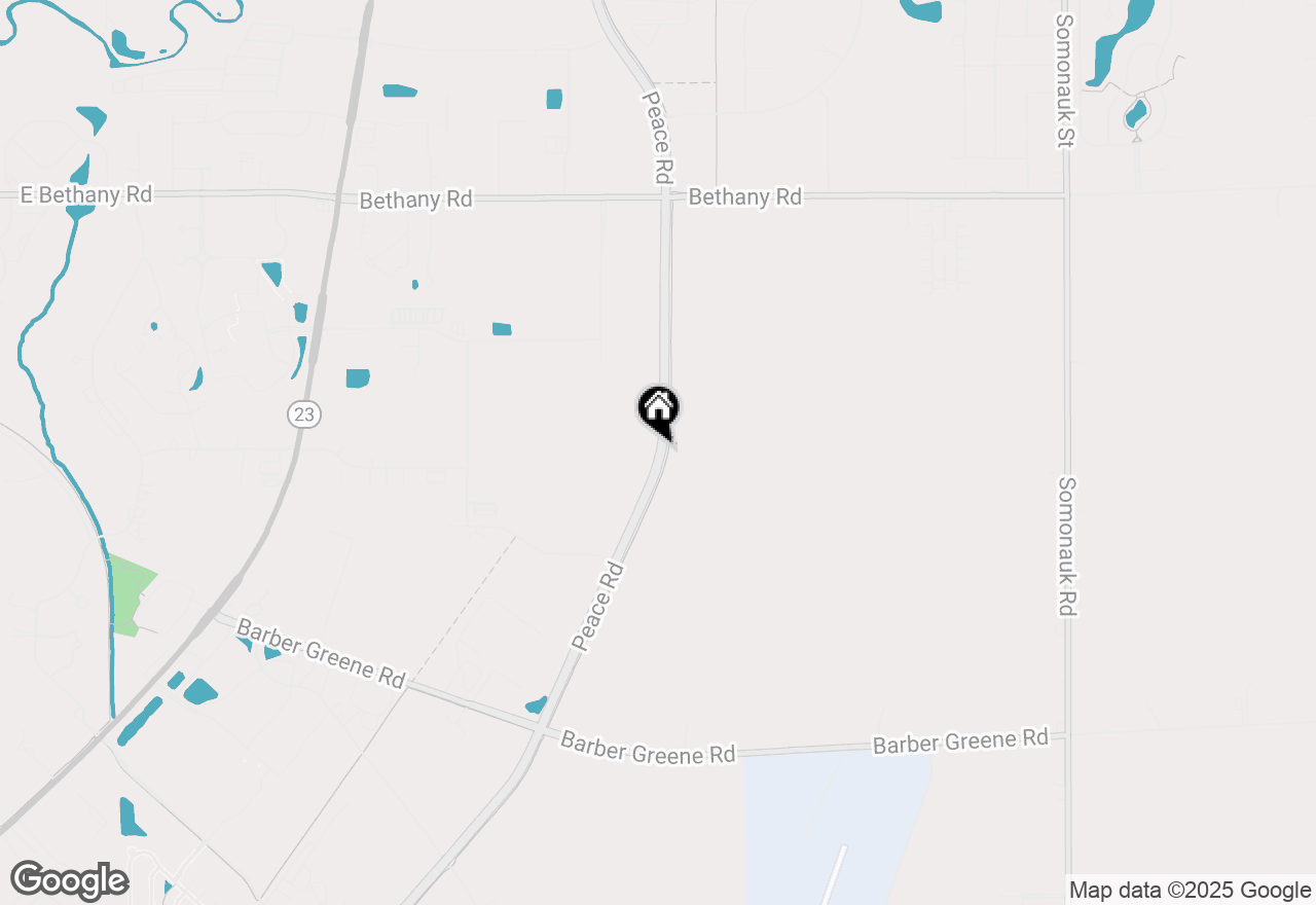 Map of 7Parcels Peace Road, Dekalb, IL 60115