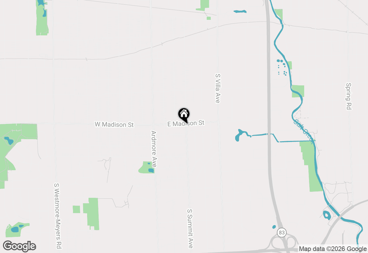 Map of (Address confidential), Villa Park, Illinois 60181