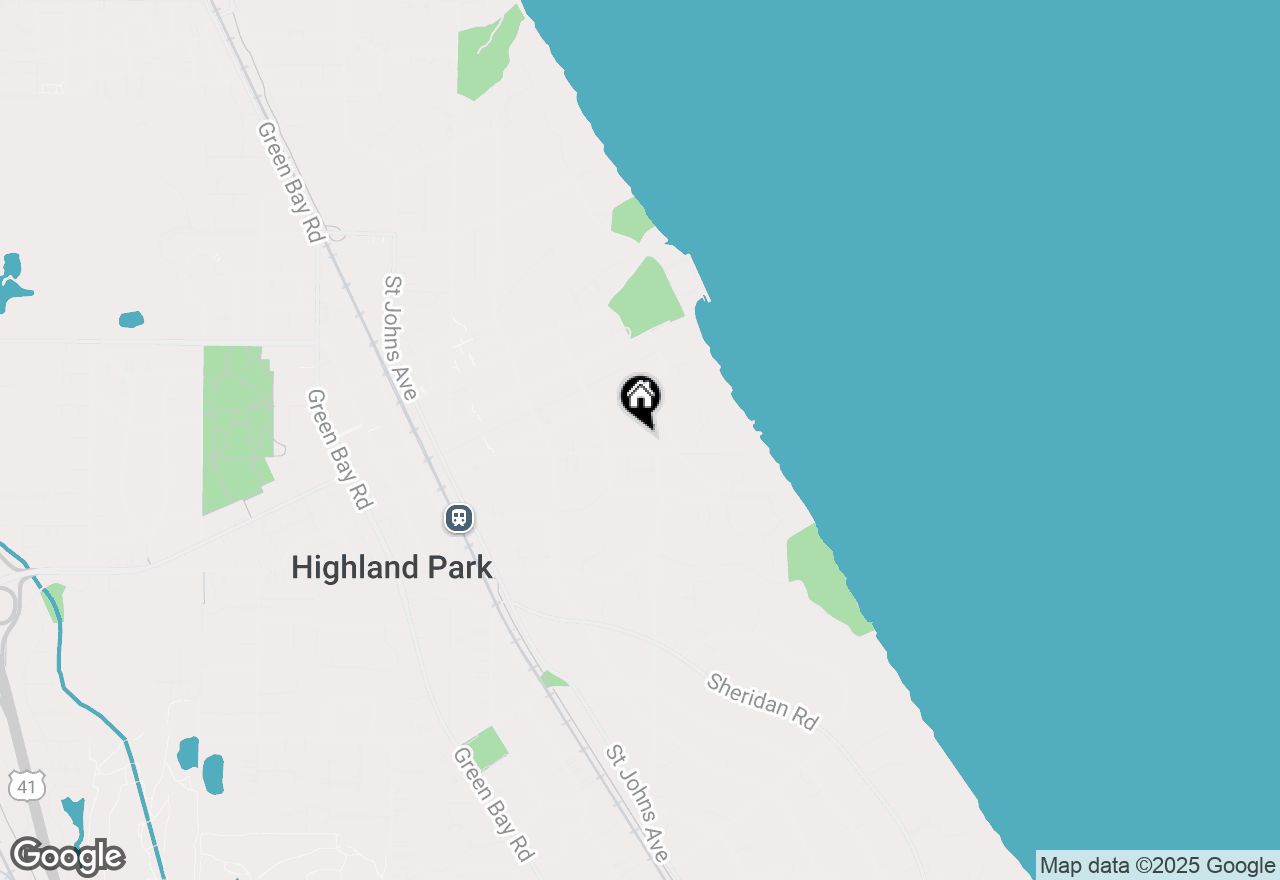 Map of 215 Prospect Avenue, Highland Park, IL 60035