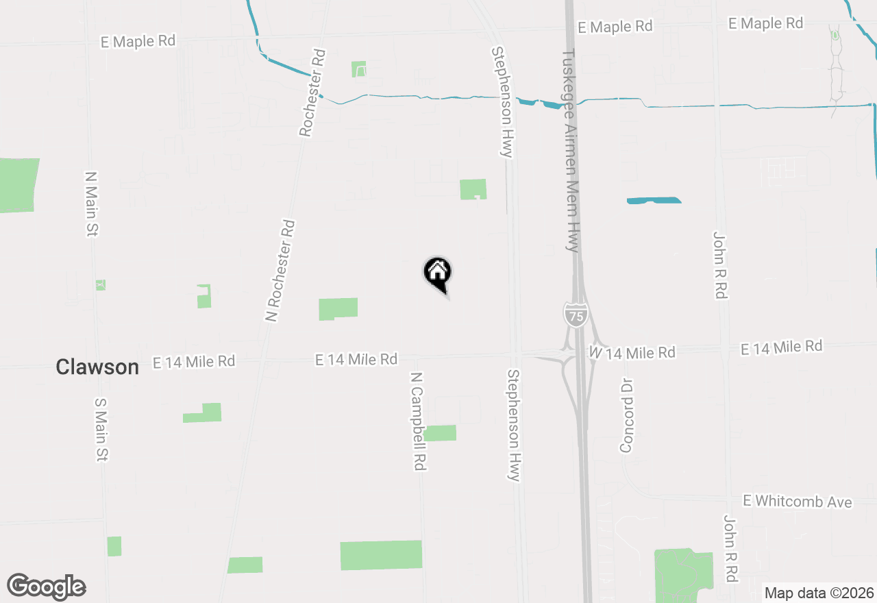 Map of 260 Kenyon Drive, Troy, MI 48083