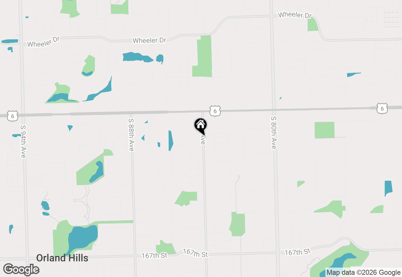 Map of 16030 84th Avenue, Tinley Park, IL 60487