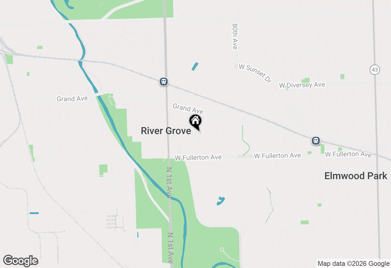 Map of 2521 Hessing Street, River Grove, IL 60171