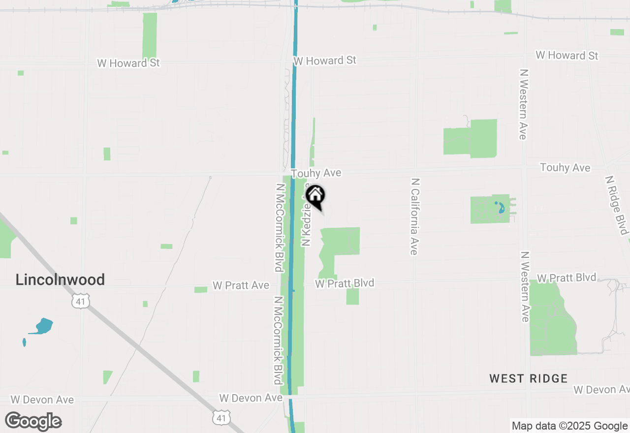Map of 7033 N Kedzie Avenue #914, Chicago, IL 60645