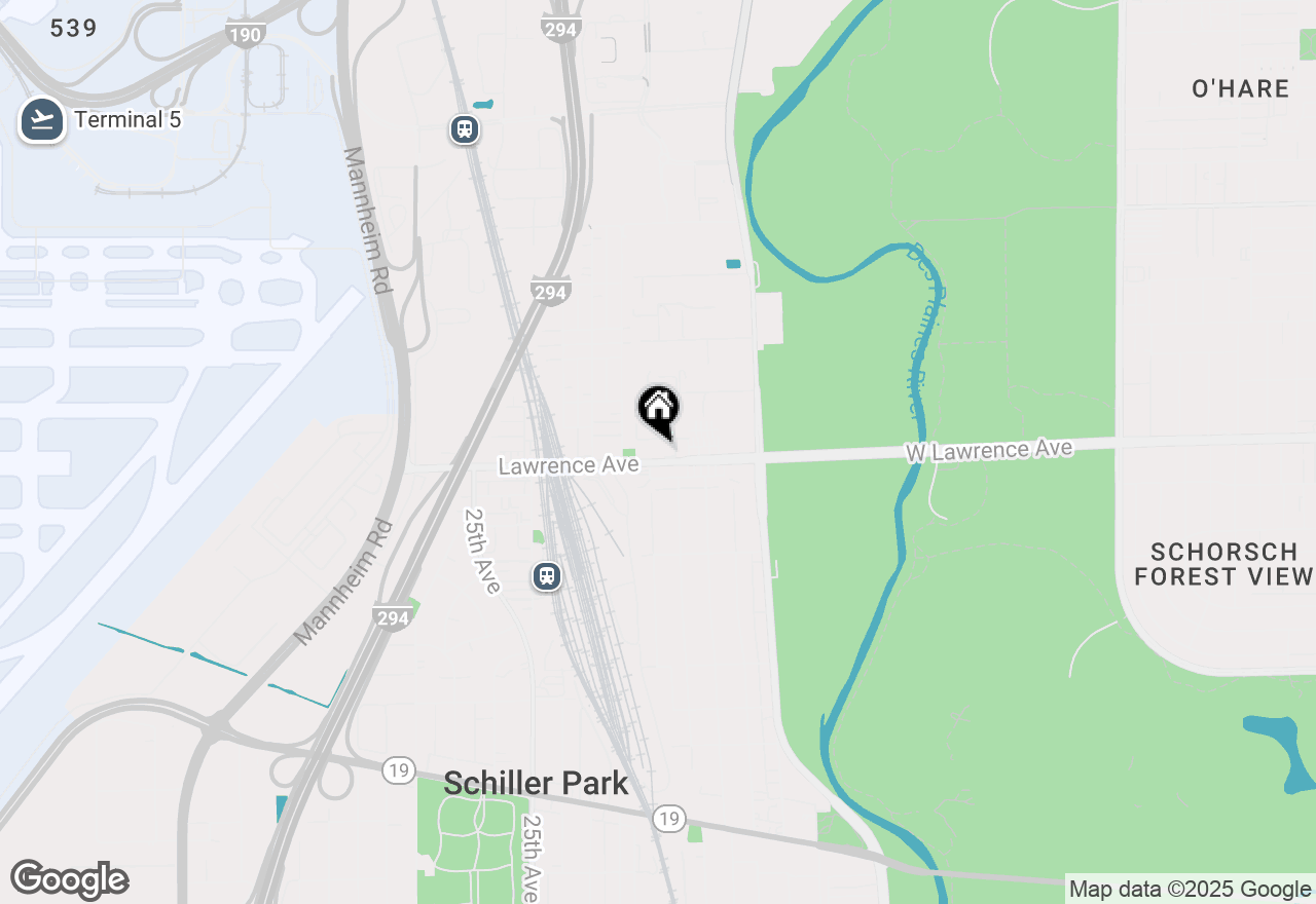 Map of 9514 Lawrence Avenue #2105, Schiller Park, IL 60176