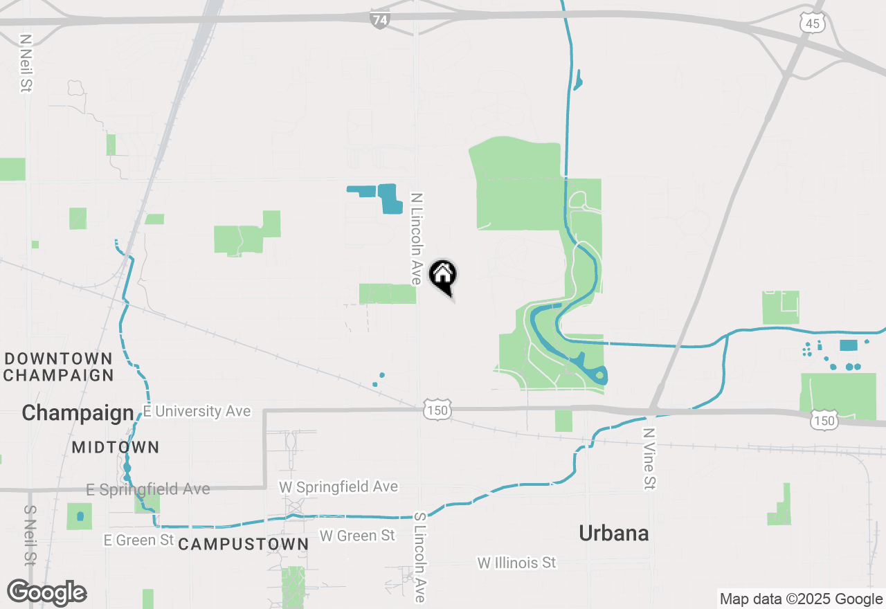 Map of 912 N Linview Avenue, Urbana, IL 61801