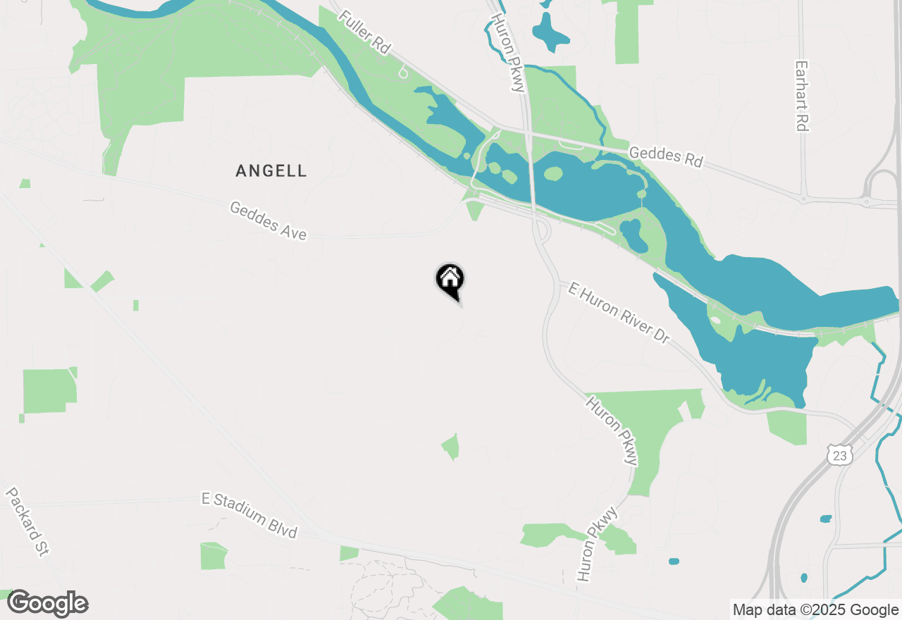 Map of 1075 Chestnut Street, Ann Arbor, MI 48104