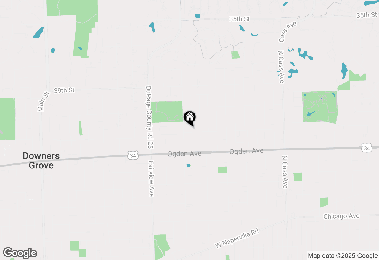 Map of 4162 Longmeadow Road, Downers Grove, IL 60515