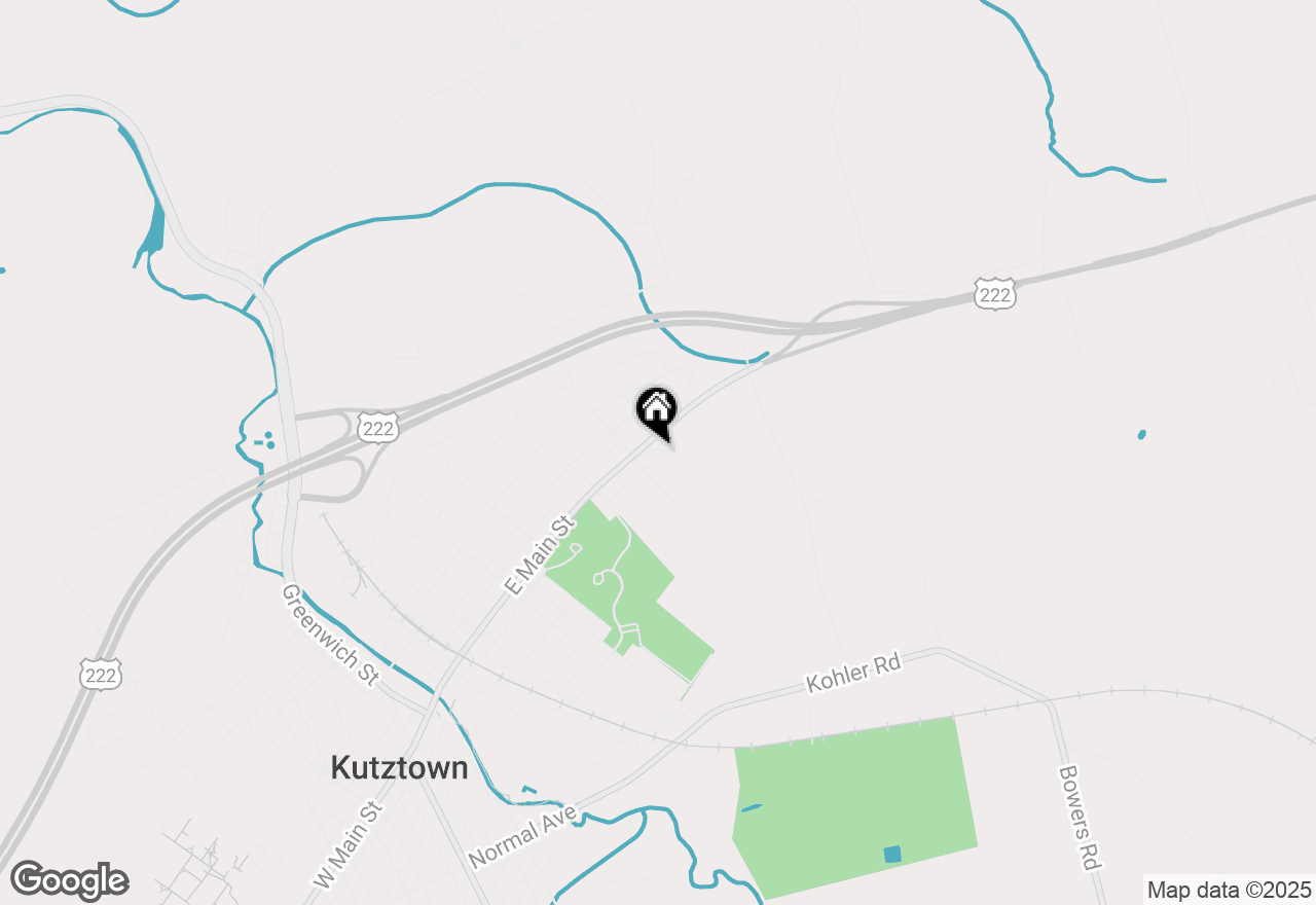 Map of 15250 Kutztown Road, Kutztown, PA 19530