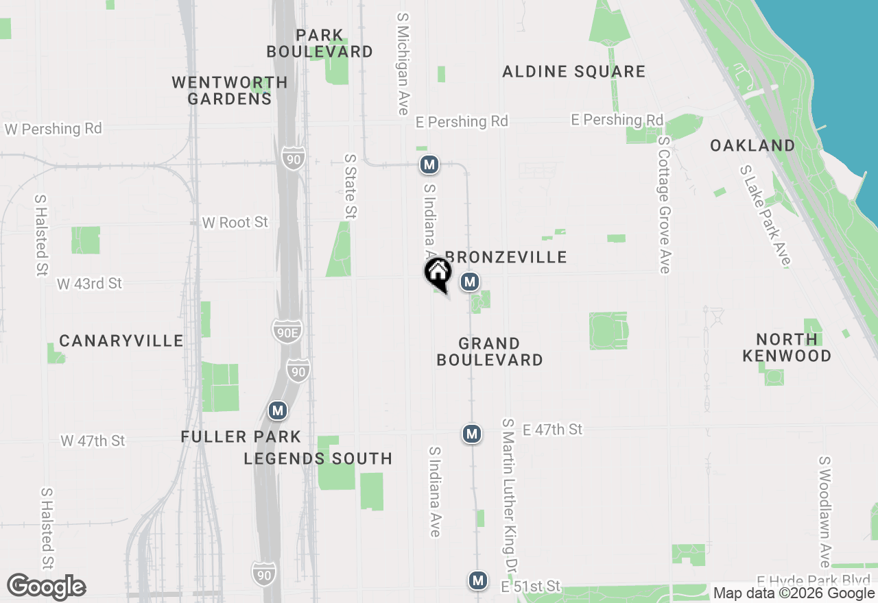 Map of 4339 S Indiana Avenue, Chicago, IL 60653