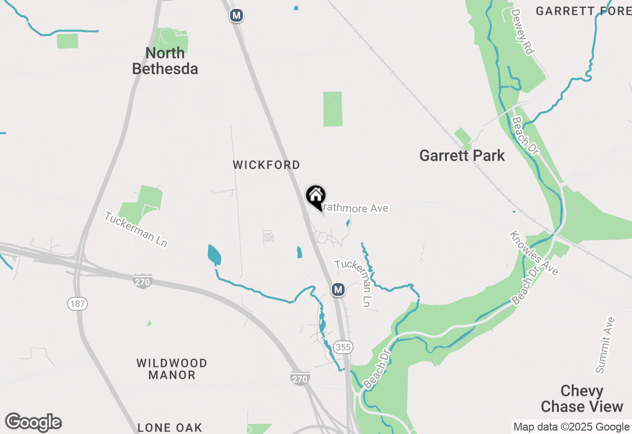 Map of 10743 Symphony Park Drive, North Bethesda, MD 20852