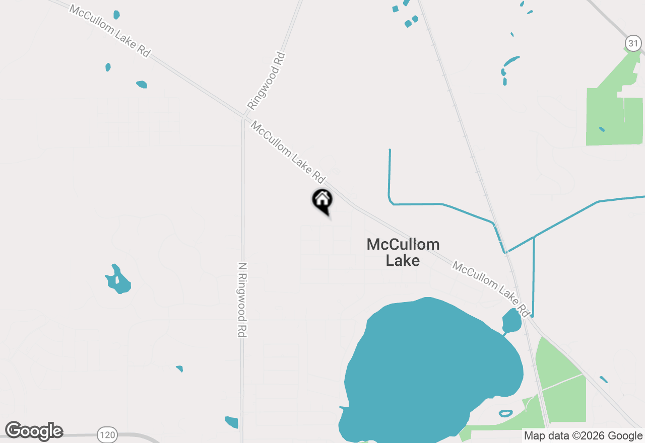 Map of 5214 Parkview Drive, Mccullom Lake, IL 60050