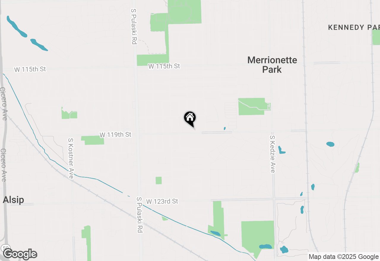 Map of 3662 W 119th Street #304, Alsip, IL 60803