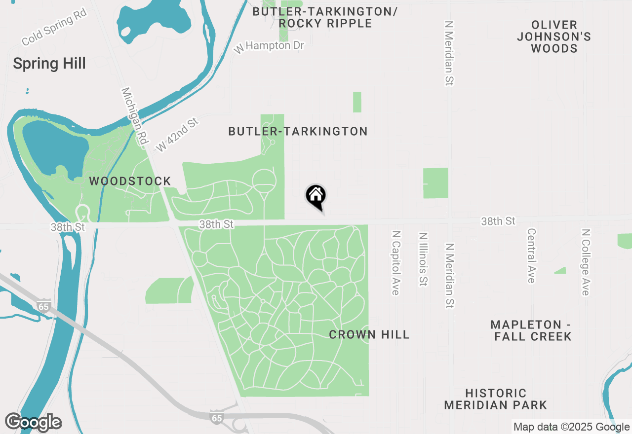 Map of (Address confidential), Indianapolis, Indiana 46208