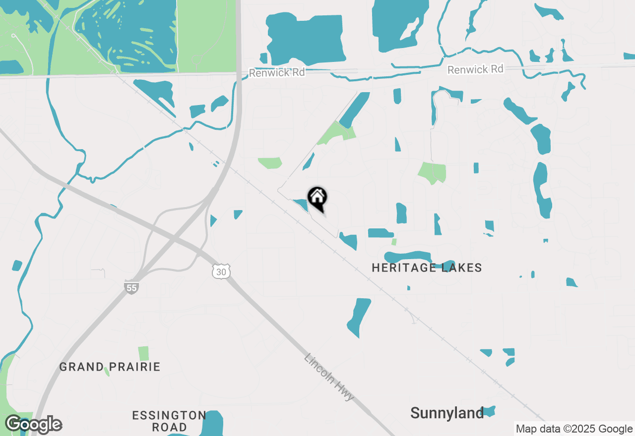 Map of 3505 Indian Head Lane, Joliet, IL 60435