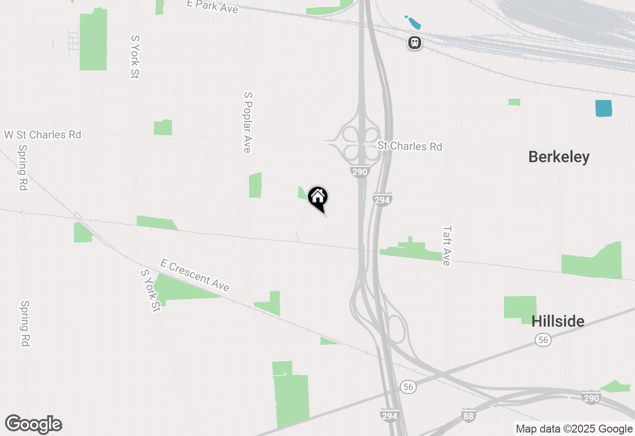 Map of 515 S Parkview Avenue, Elmhurst, IL 60126