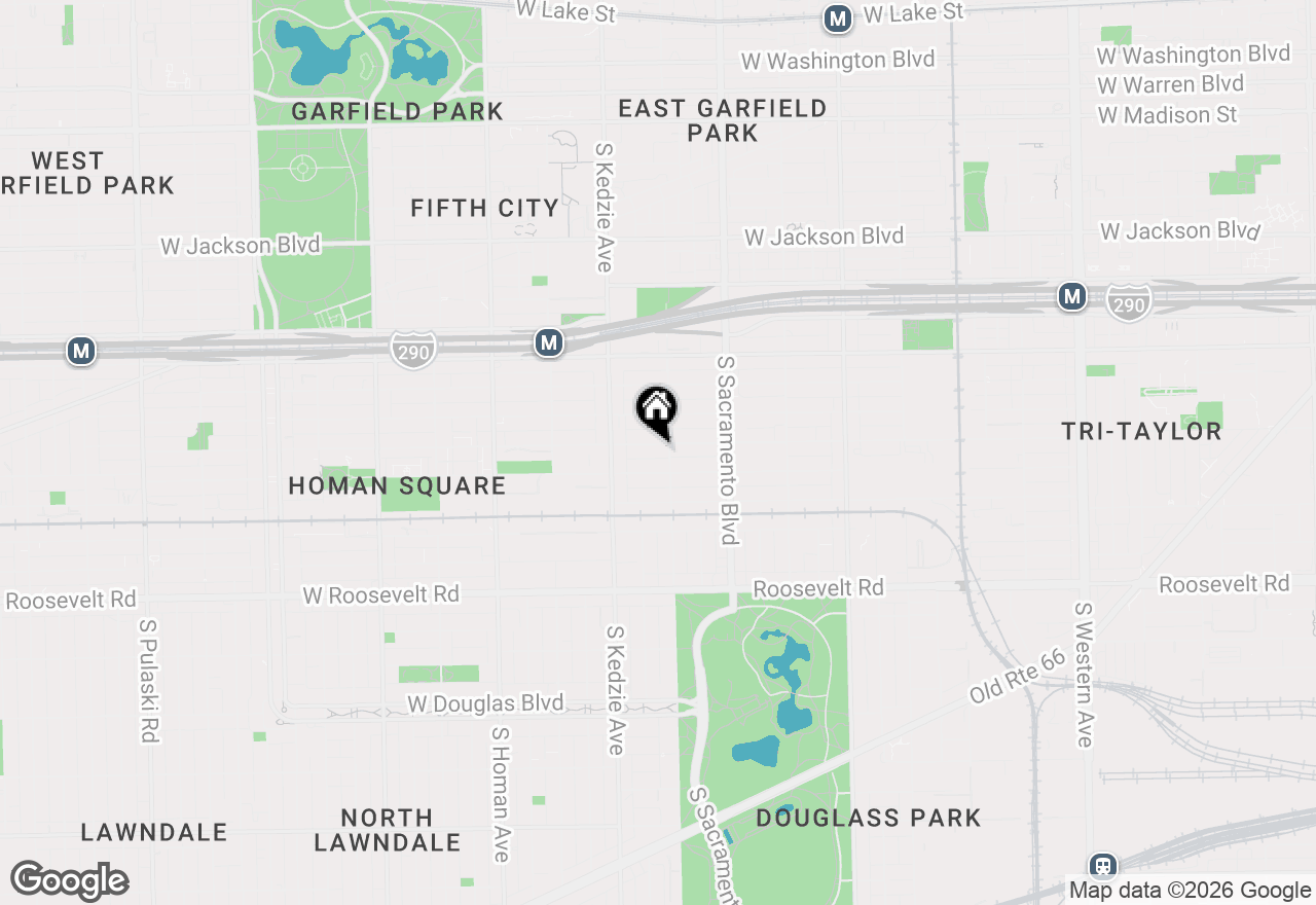 Map of 3111 W Polk Street #2, Chicago, IL 60612