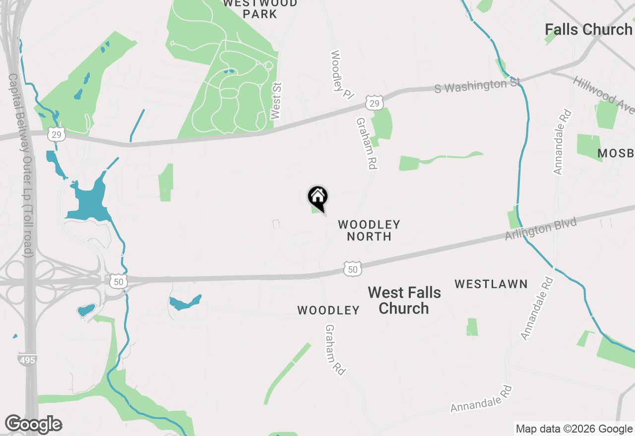 Map of 7221 Tyler Avenue, Falls Church, VA 22042