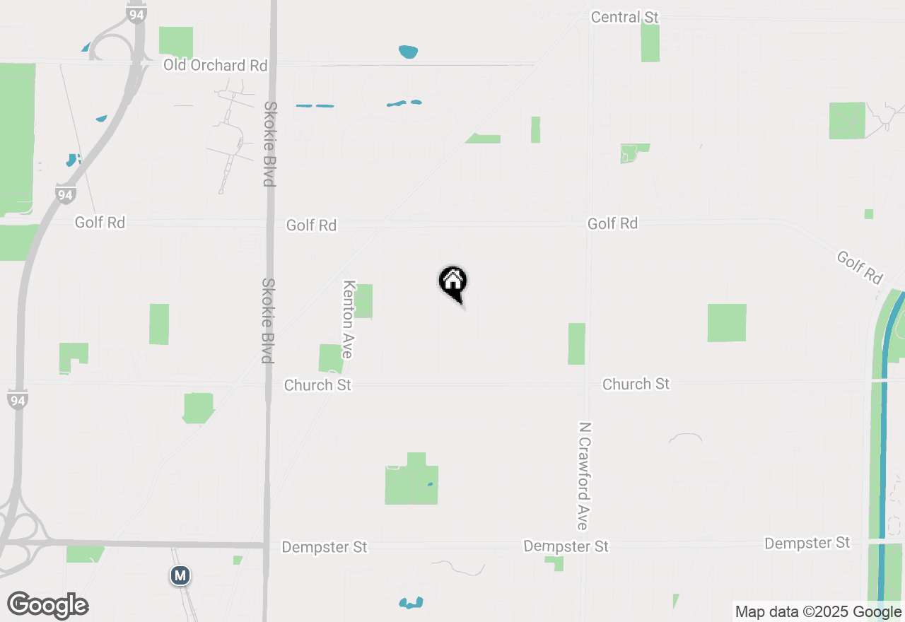 Map of 9349 W Lowell Avenue, Skokie, IL 60076