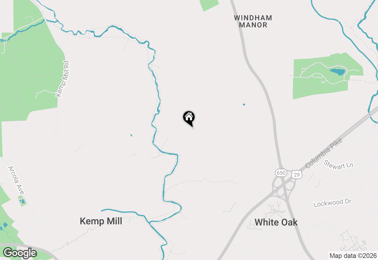 Map of 118 Quaint Acres Drive, Silver Spring, MD 20904