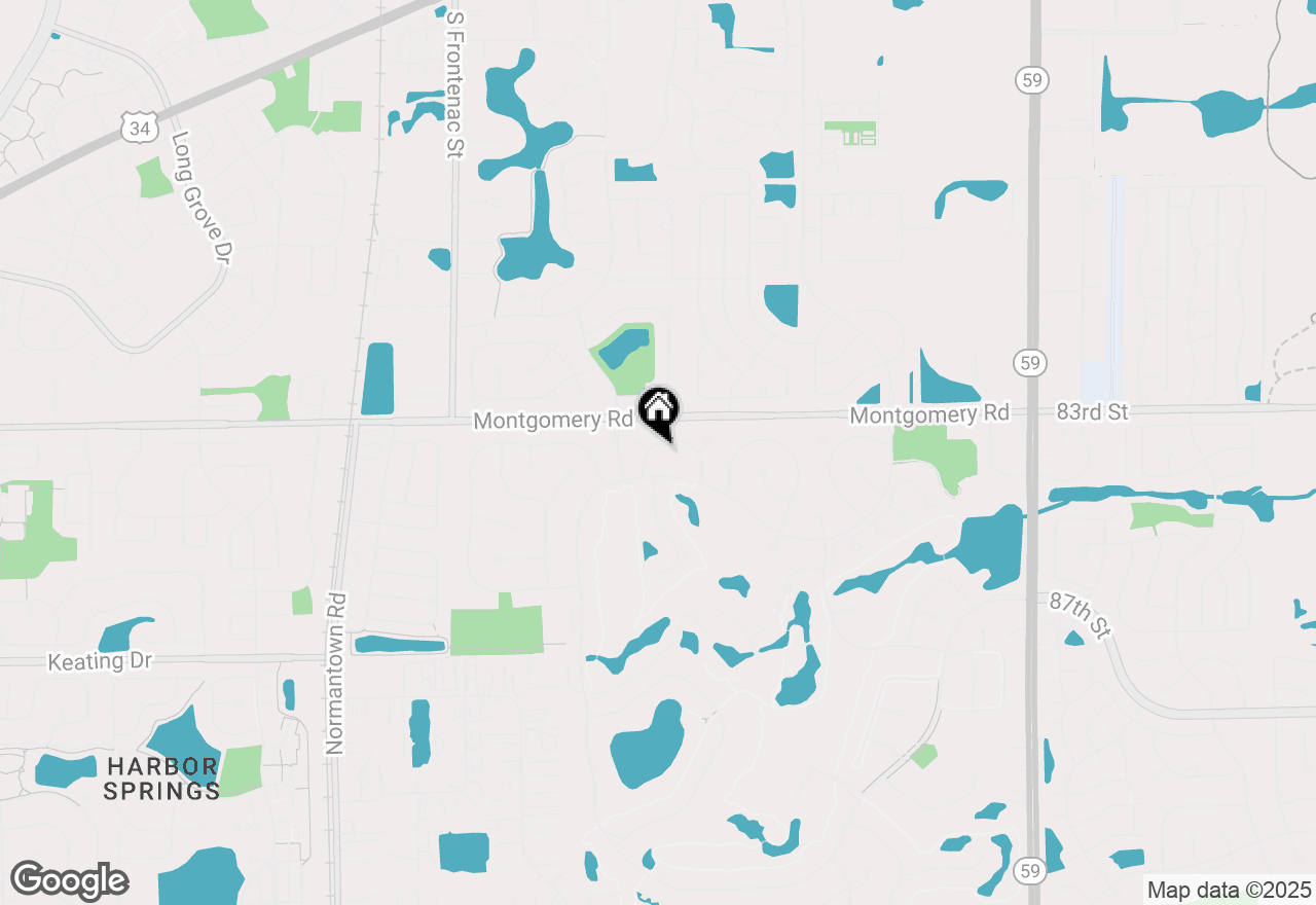 Map of 3815 Cadella Circle, Naperville, IL 60564