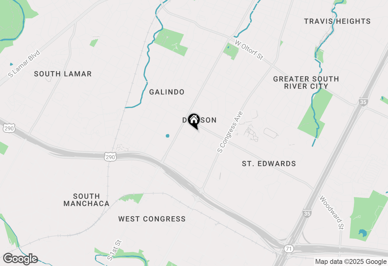 Map of 412 W Alpine Rd #1, Austin, TX 78704