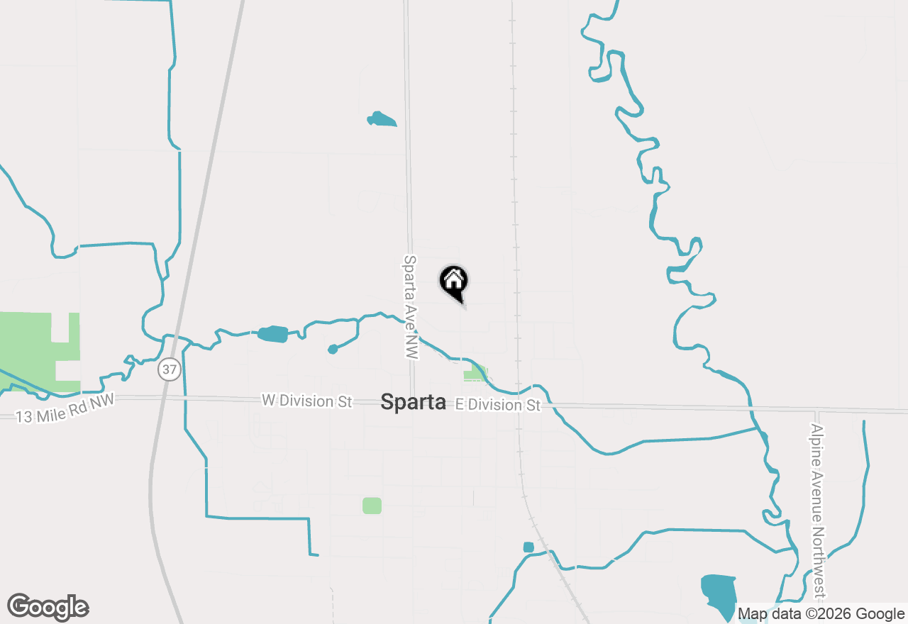 Map of 225 N Union Street, Sparta, MI 49345