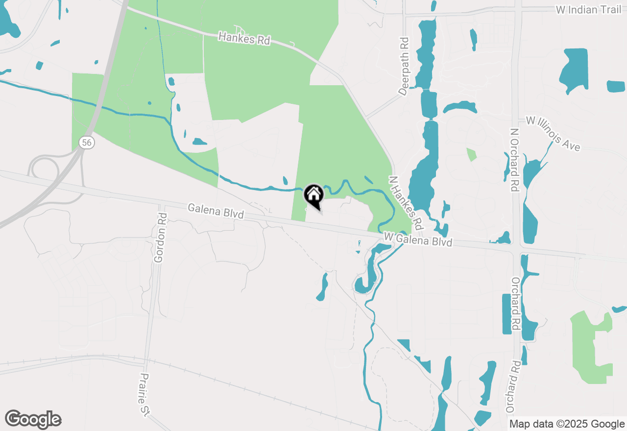 Map of 3128 Trillium Court W, Aurora, IL 60506